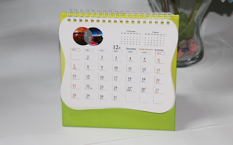 新款台曆定制廠家，定制各種
